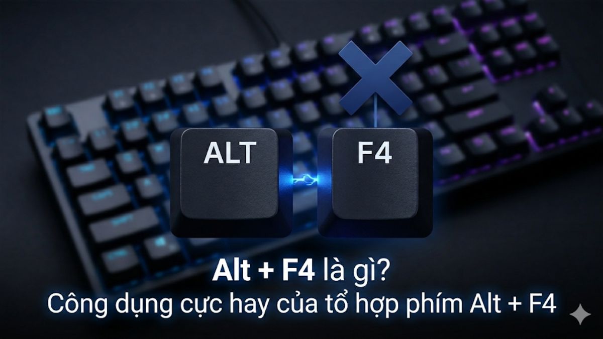 Alt + F4 là gì? Công dụng cực hay của tổ hợp phím Alt + F4